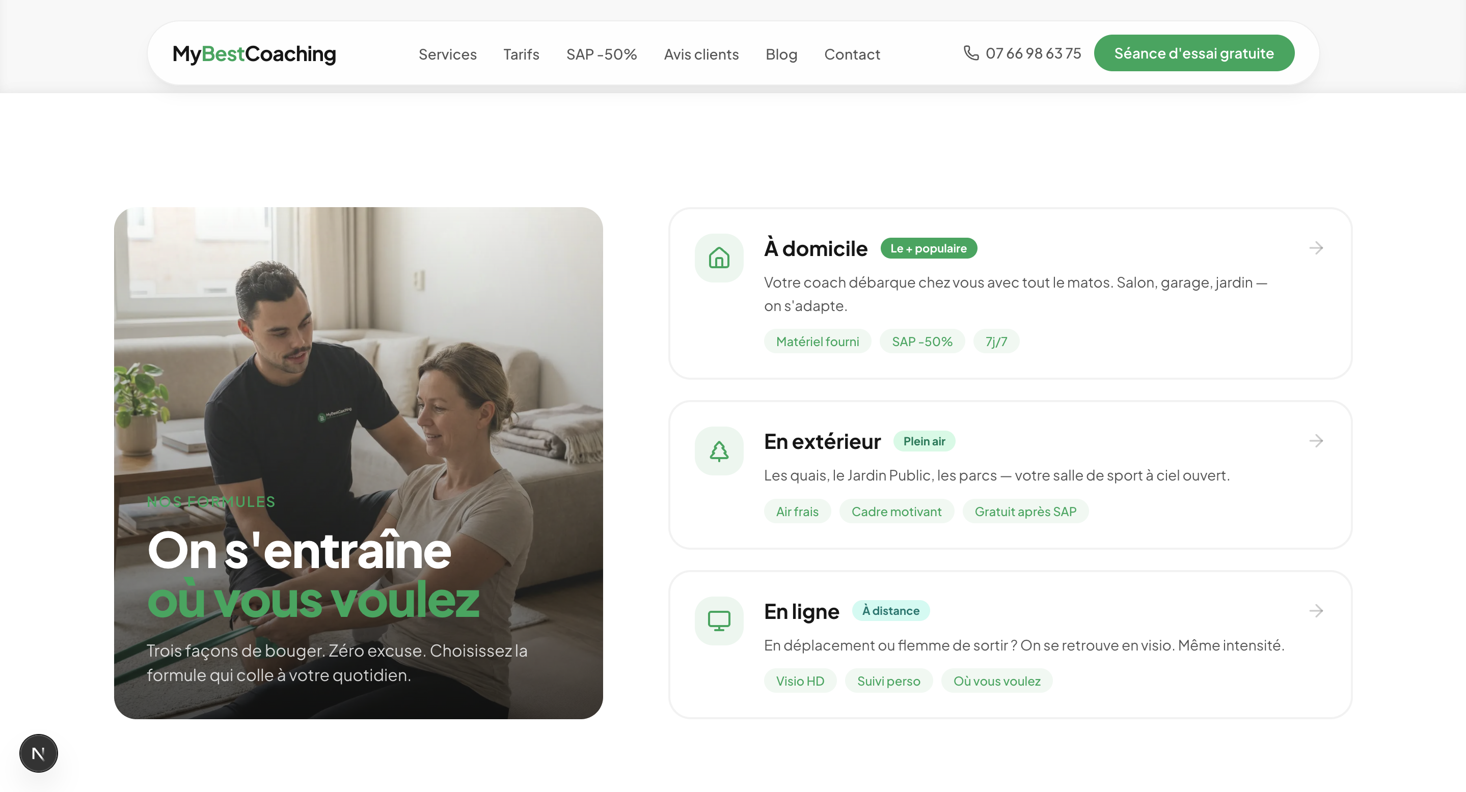 MyBestCoaching — coaching sportif